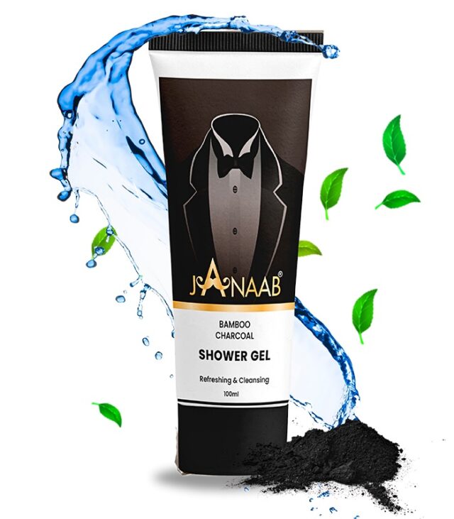 Janaab Bamboo Charcoal Shower Gel 100ml