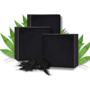 Handcrafted Bamboo Charcoal Soap – 100g | Pack Of 3