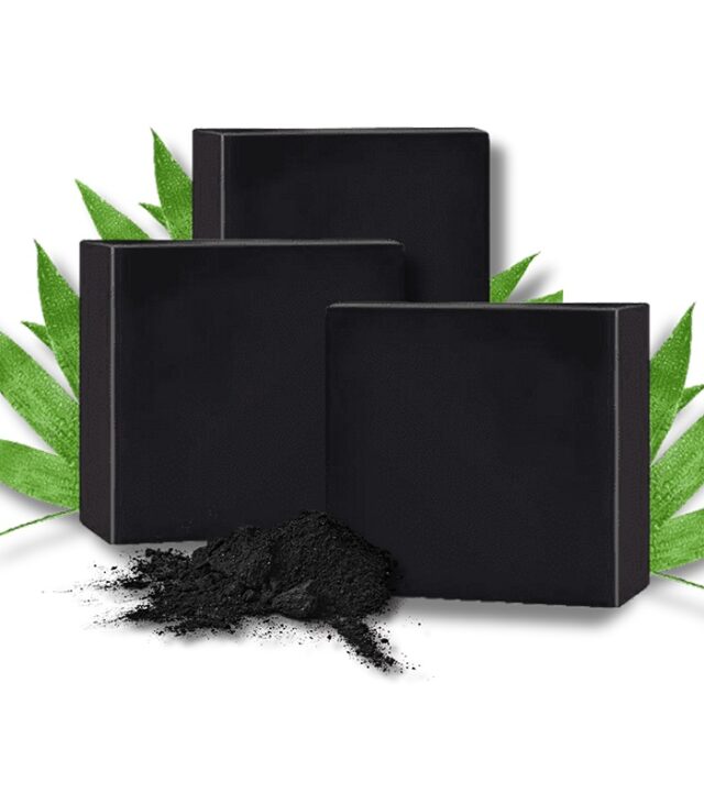Handcrafted Bamboo Charcoal Soap – 100g | Pack Of 3
