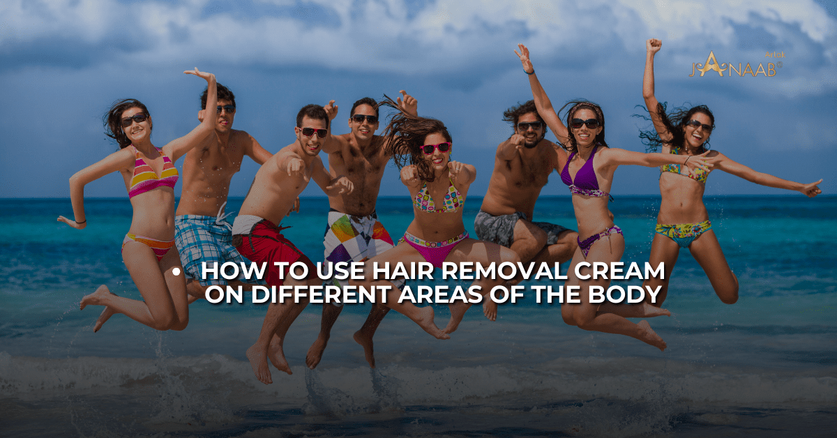 How to use hair removal cream on different areas of the body