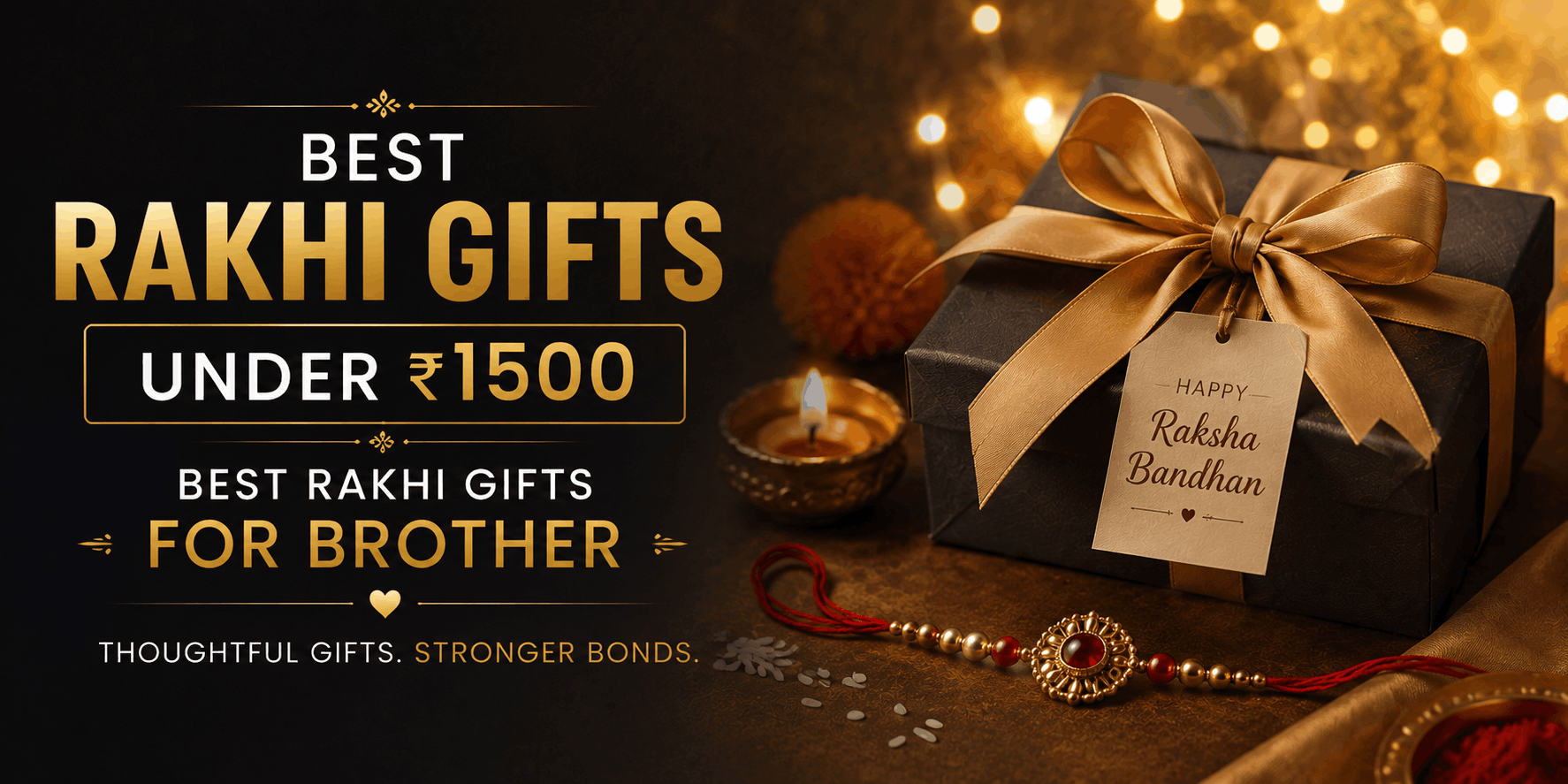 best rakhi gift for brother under 1500