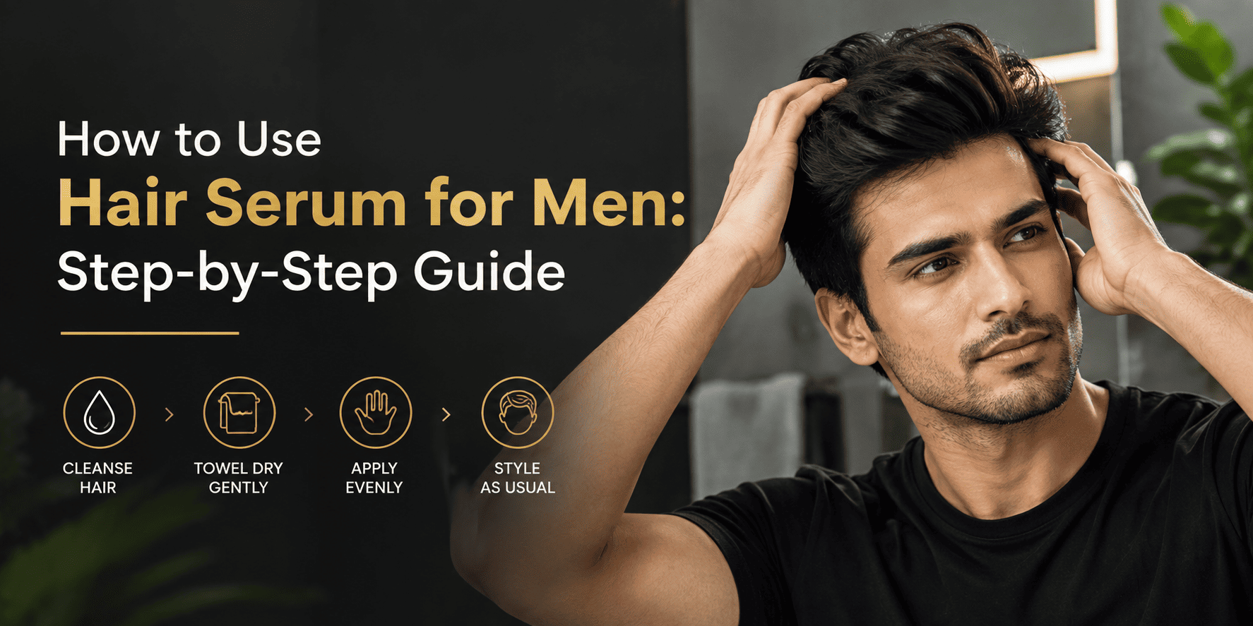 How to use hair serum ?