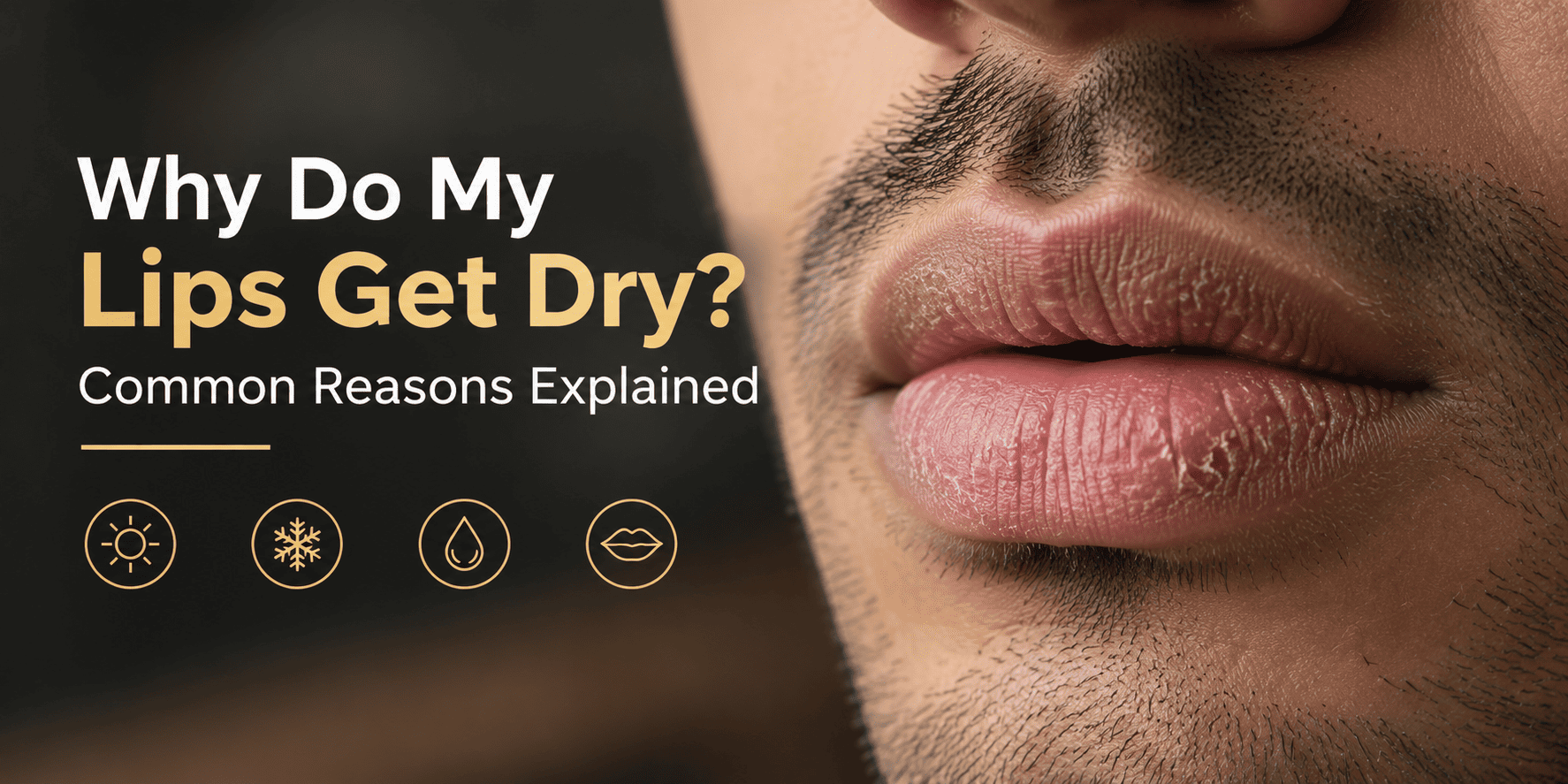 Why do my lips get dry - common reasons for dry lips