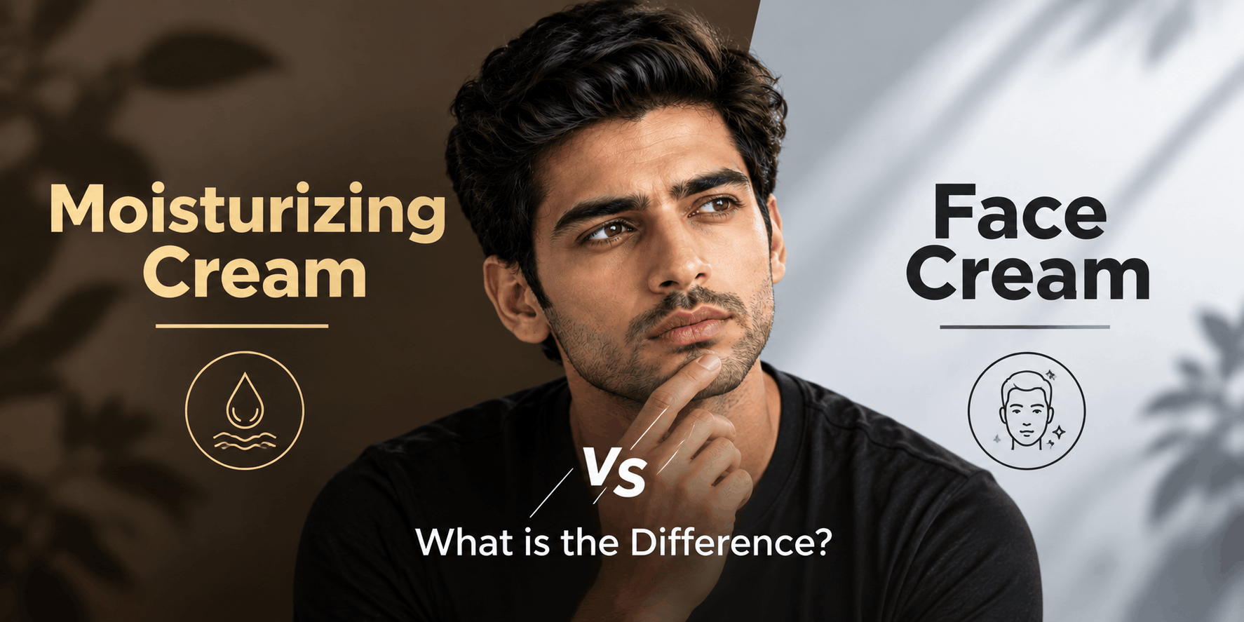 Moisturising cream for men